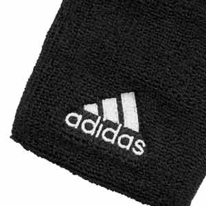 Muñequeras rizo adidas - Muñequeras básicas algodón adidas (2 uds) - negras