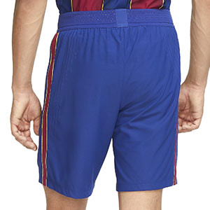 Short Nike Barcelona Vapor Match 2020 2021 - Pantalón corto Nike auténtica primera equipación FC Barcelona 2020 2021 - azul - trasera