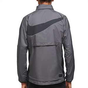 Cortavientos Nike Inter UCL 2020 2021 All Weather Fan - Cortavientos Nike del Inter de Milán 2020 2021 de la Champions League - gris - trasera