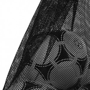 Bolsa portabalones adidas - Balonero adidas para 12 balones - negro - detalle textura