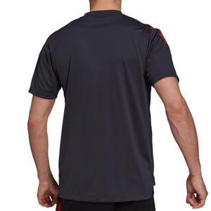 Camiseta adidas Bayern entrenamiento - Camiseta manga corta entrenamiento adidas Bayern de Múnich - negra - trasera