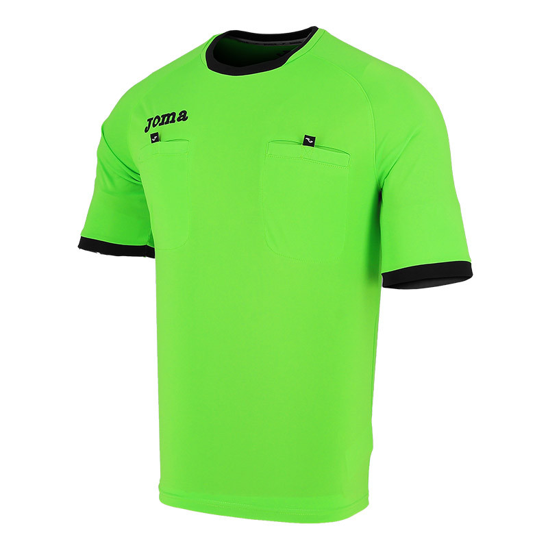 Camiseta Arbitro Verde Fluor M/L — Maxport Vestuario Laboral