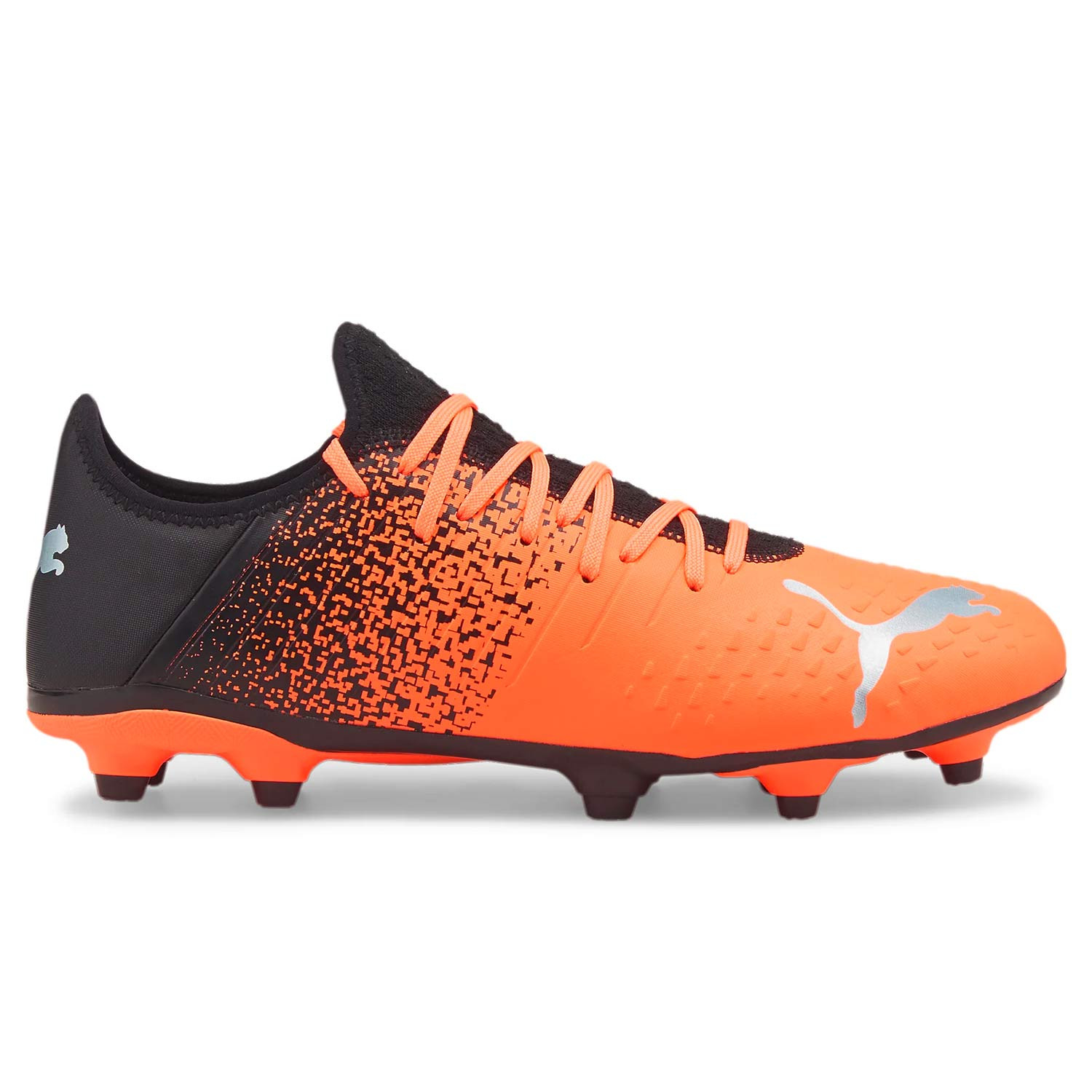 Botas de fútbol Future Z 4.3 FG/AG naranja, negro | futbolmania