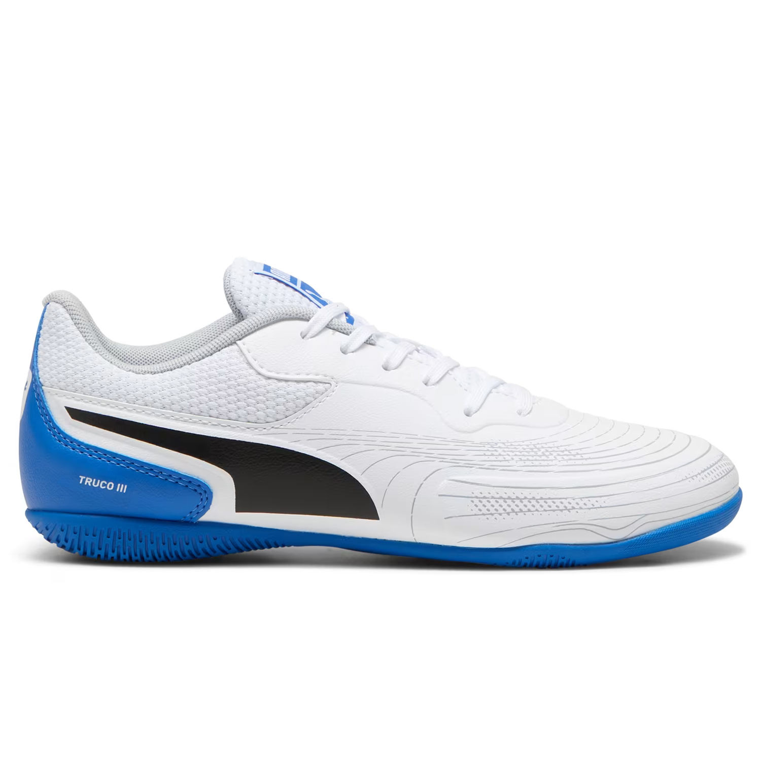 Zapatillas futbol sala nino Puma Truco 3 JR suela IT blanco