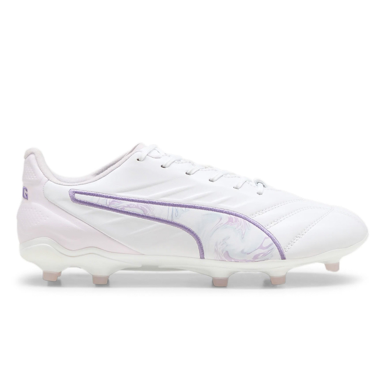 Botas futbol mujer Puma King Pro Brilliance FG AG Wn s blancas