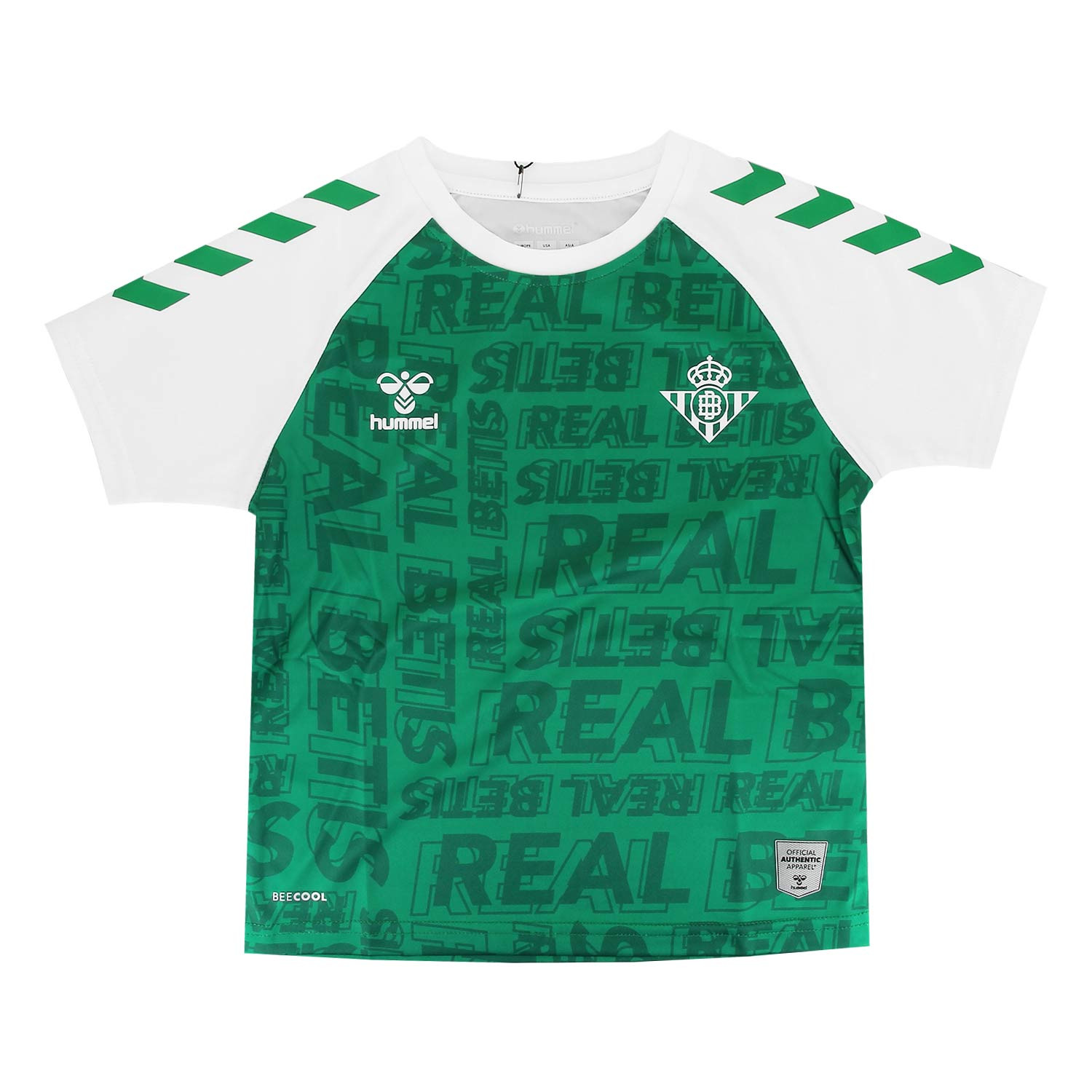 Camiseta Hummel Real Betis Balompié niño pre-game verde