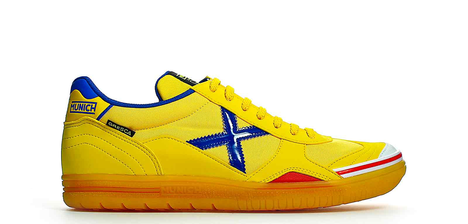 Zapatillas Gresca 04 amarillo azul | futbolmania