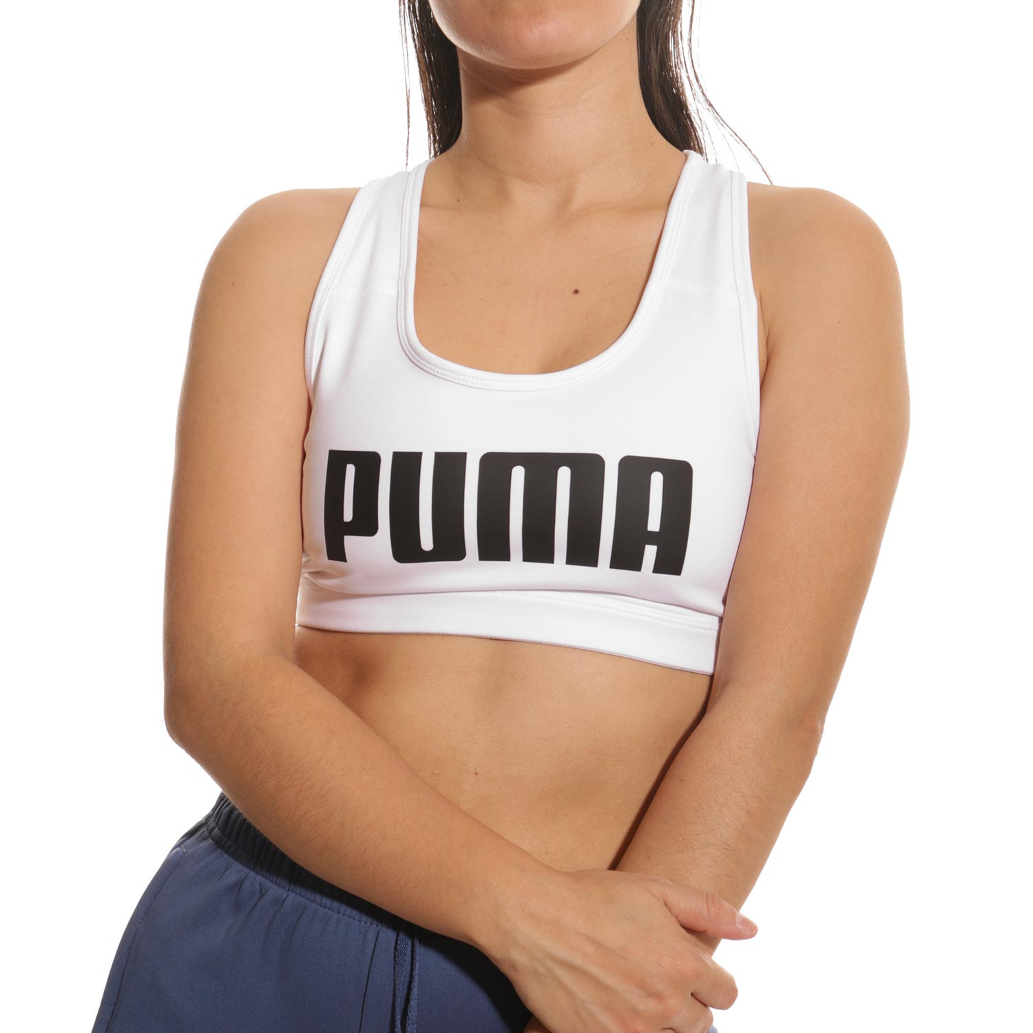 Andes Delgado imagen Sujetador deportivo de mujer Puma 4keeps impacto medio | futbolmania
