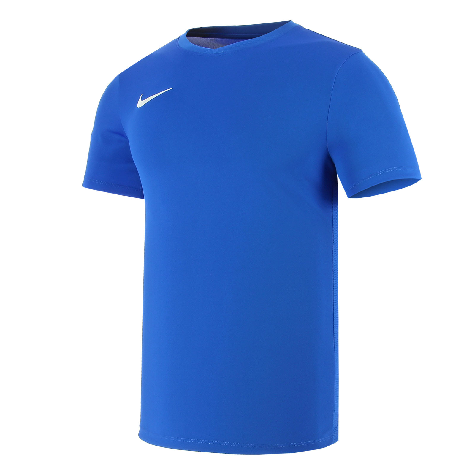 sostén Asombro primer ministro Camiseta manga corta entreno Nike Dry azul | futbolmania