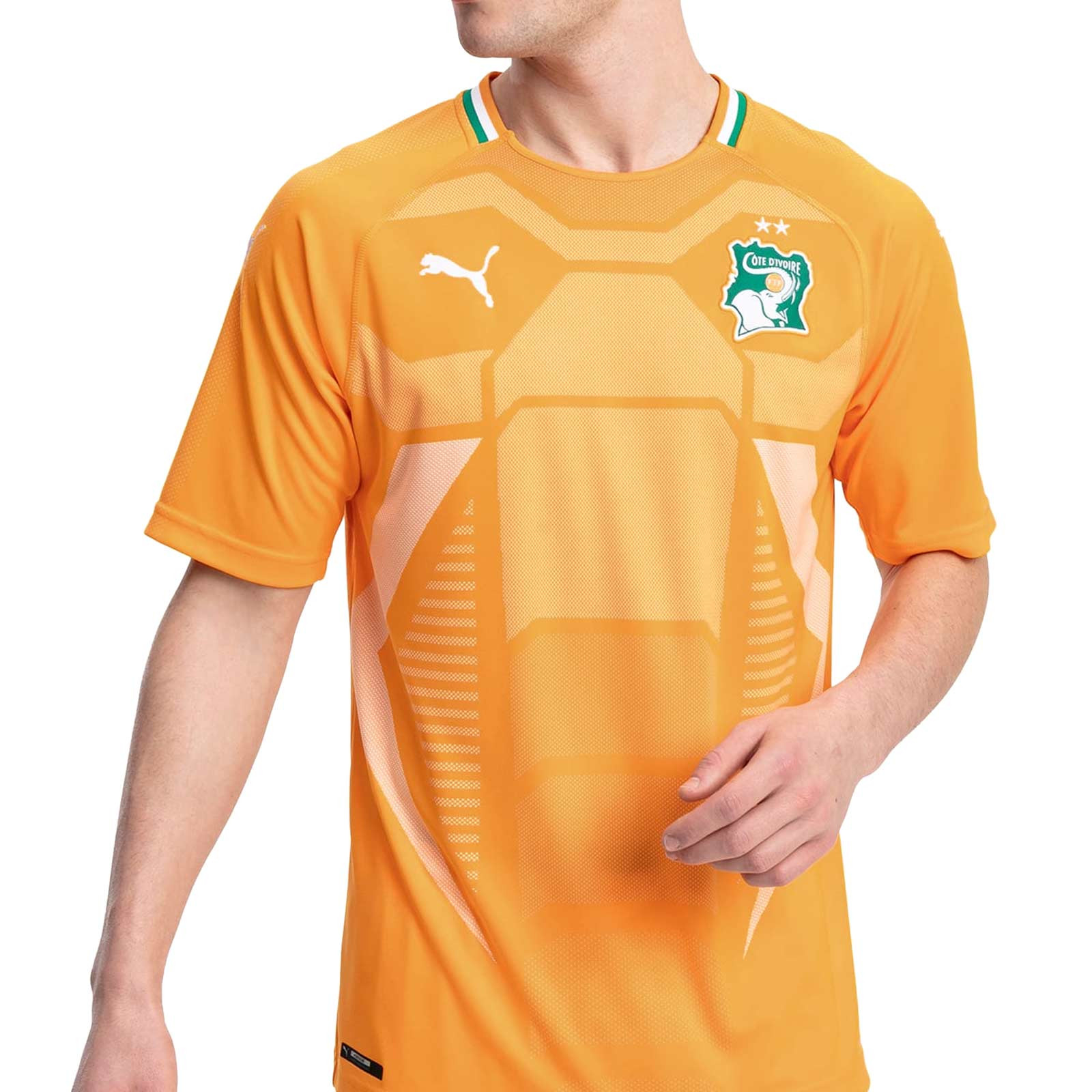 Constituir Mercurio soporte Camiseta Puma Costa de Marfil 18 19 naranja | futbolmania