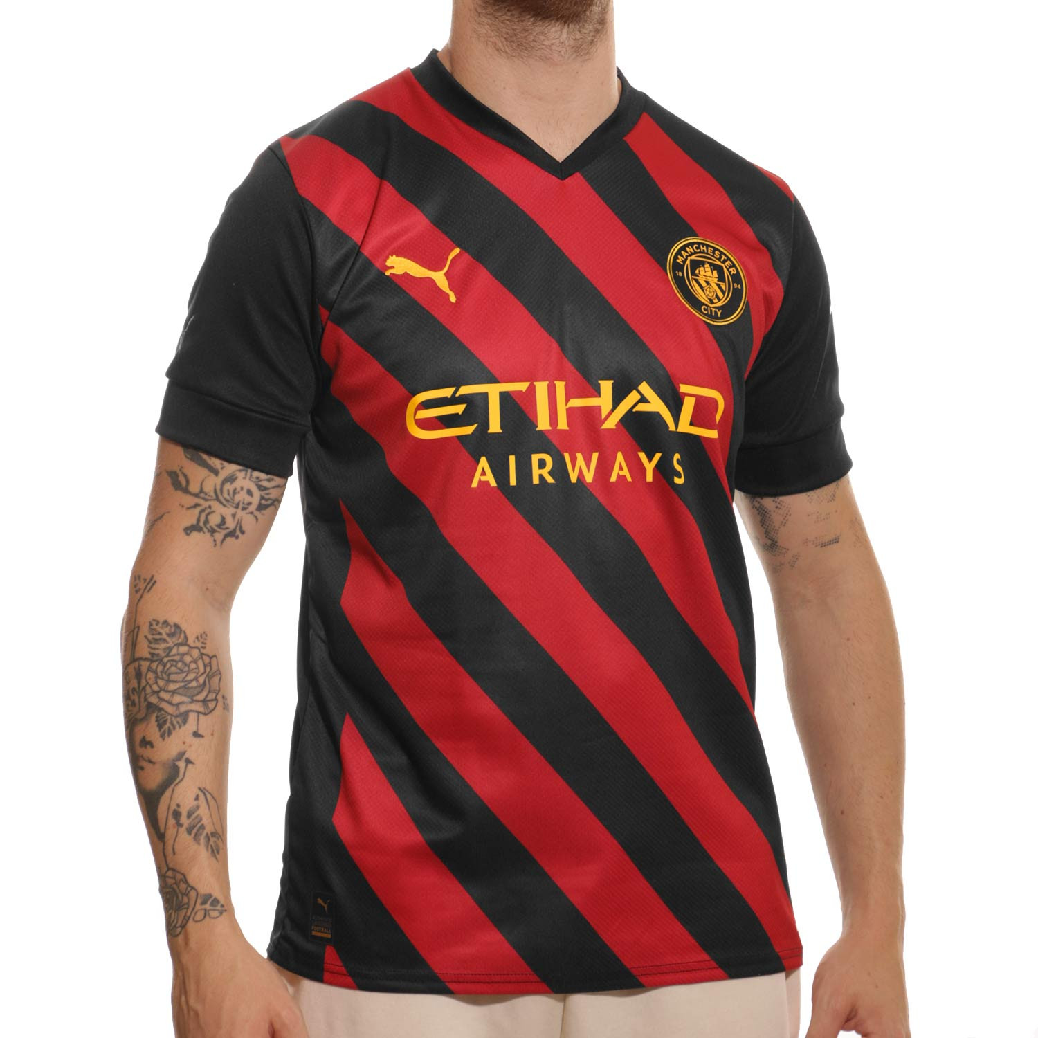 Camiseta Puma 2a Manchester City 2022 2023 roja negra