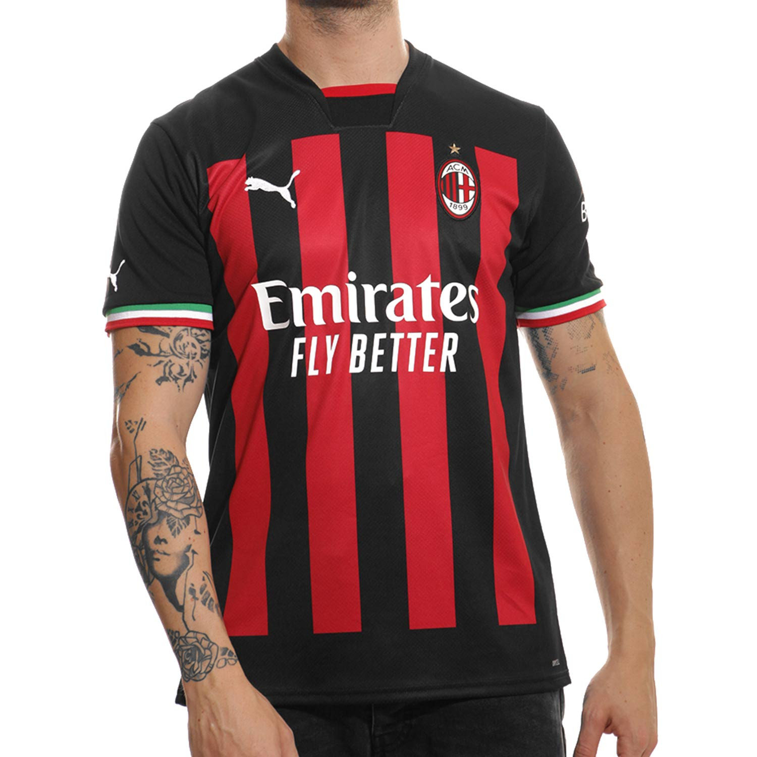 Íntimo Uluru insecto Camiseta Puma AC Milan 2022 2023 roja y negra | futbolmania