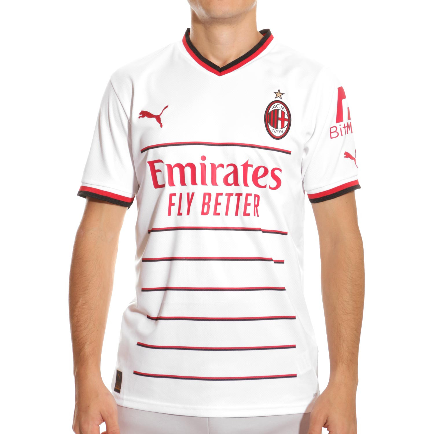 Camiseta Puma 2a AC Milan 2022 2023 blanca