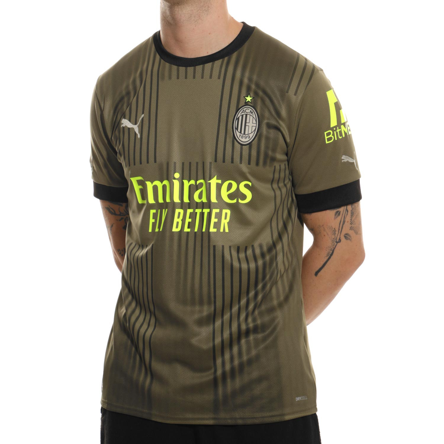 Camiseta Puma 3a AC Milan 2022 2023 verde oscuro futbolmania
