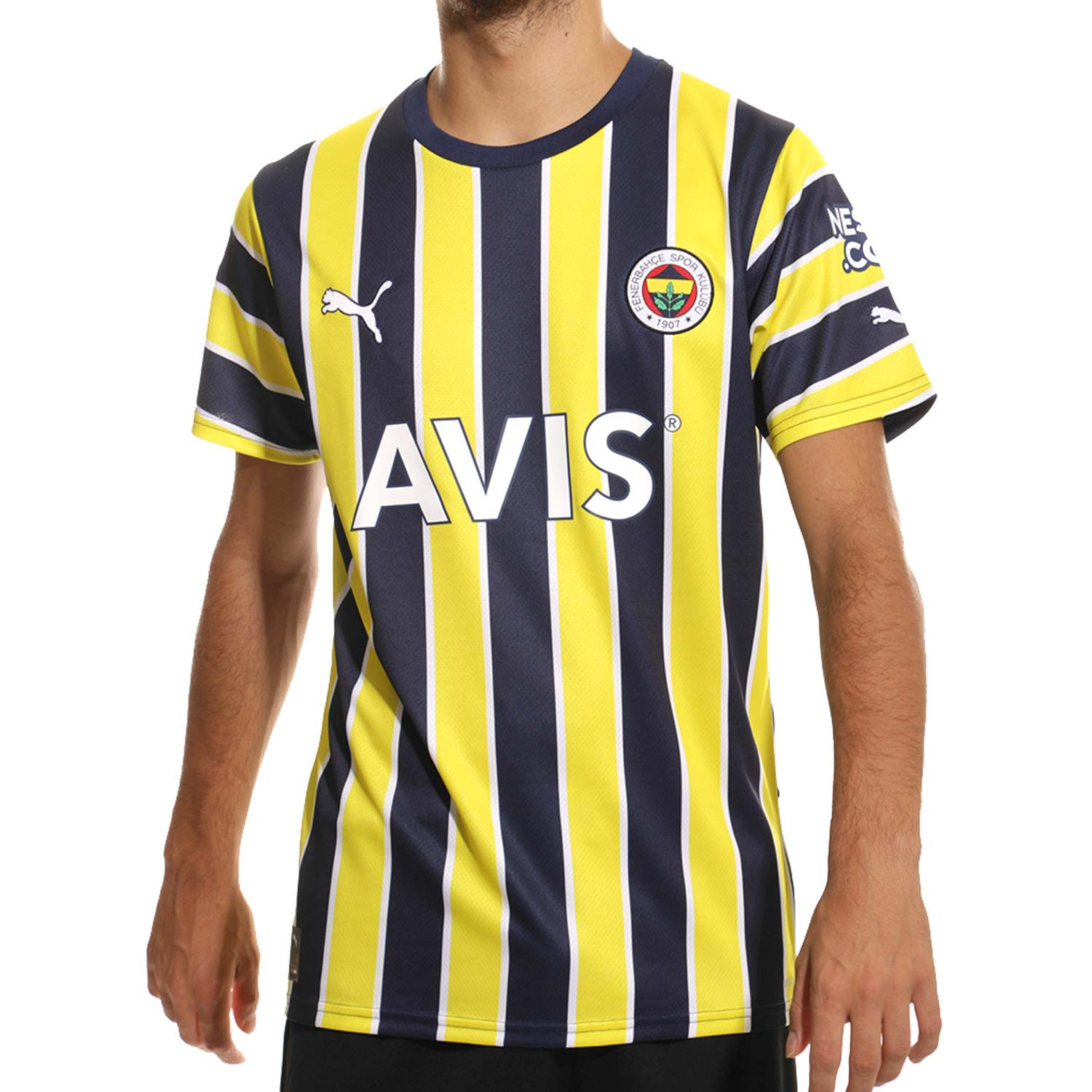 Camiseta Puma Fenerbahçe 2022 2023 azul amarilla