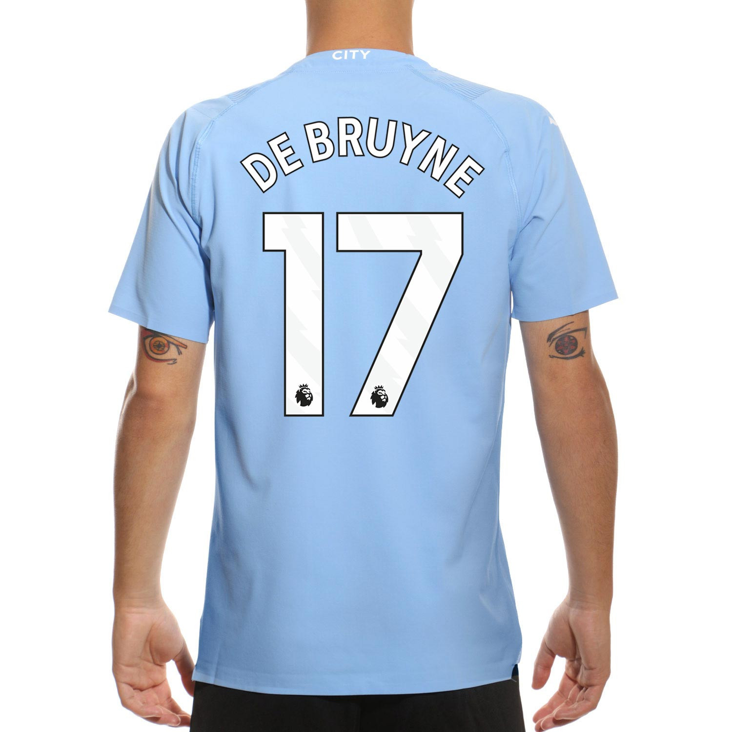 Camiseta Puma Manchester City De Bruyne 23-24 azul