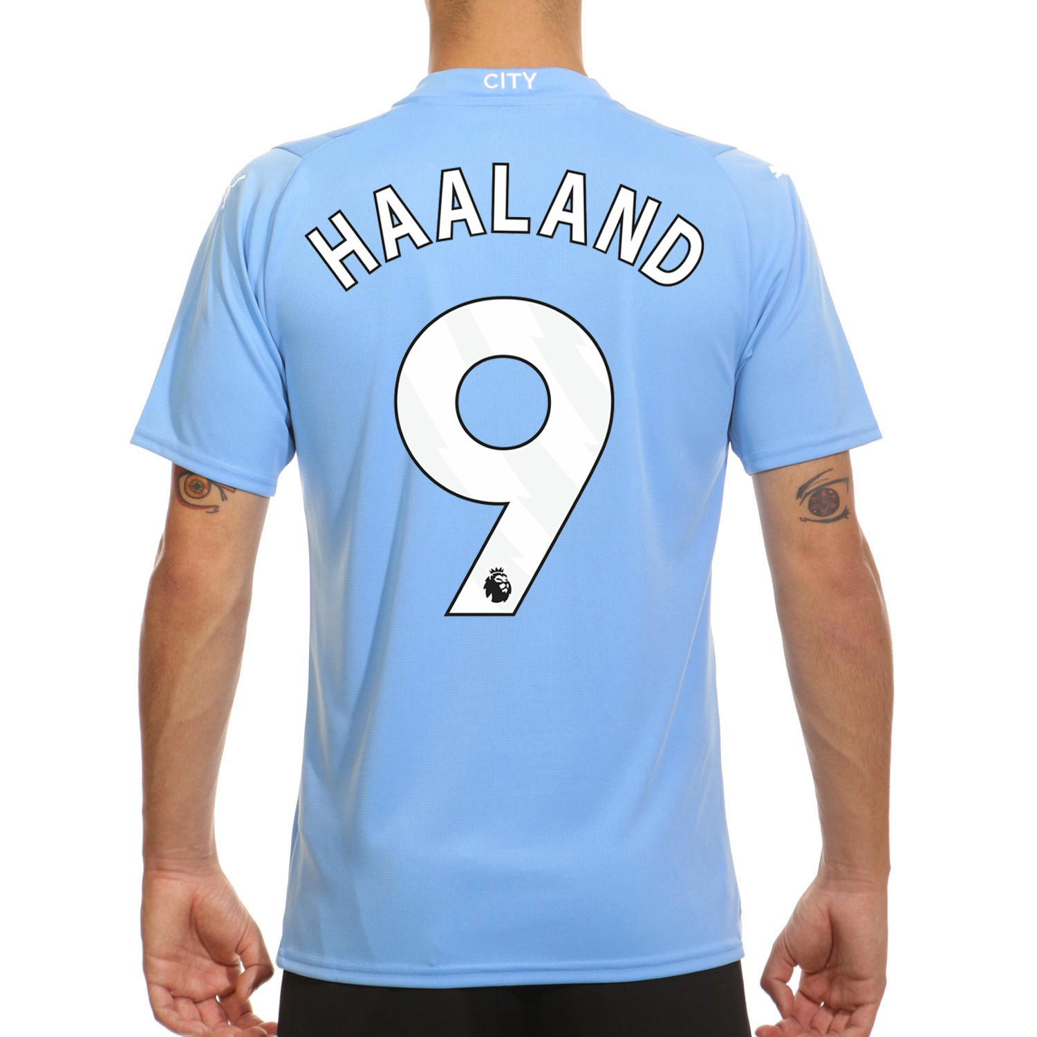 Erling Haaland - Camiseta prémium del Manchester City, Azul