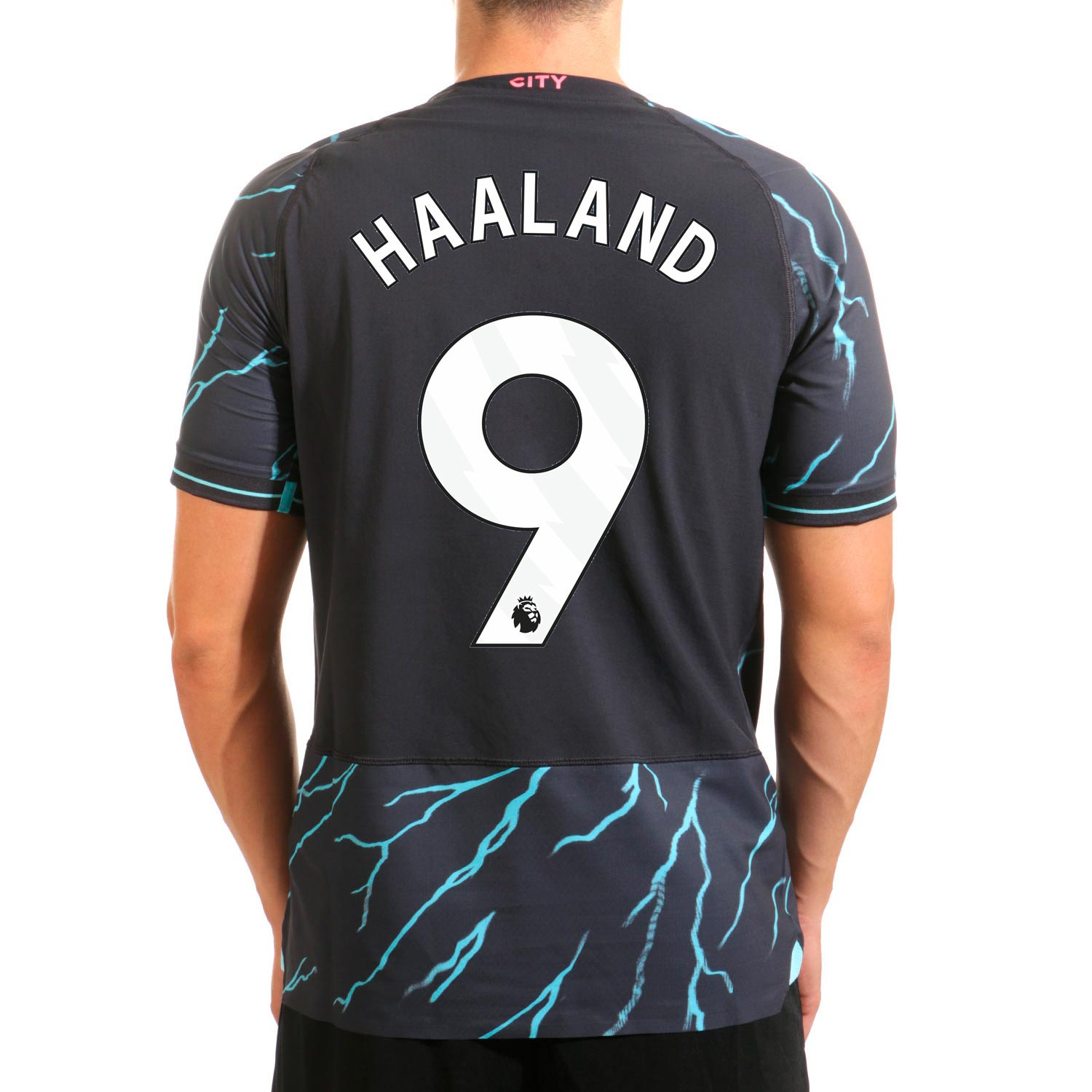 Camiseta Authentic de la 3ª equipación del Manchester City 2022-23 dorsal  Haaland 9