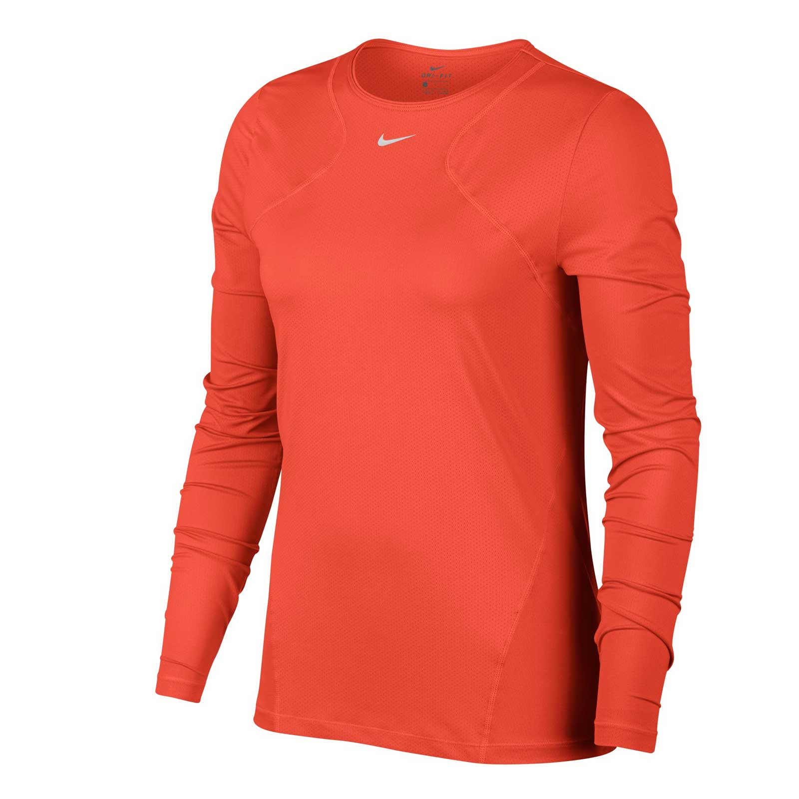 Camiseta manga larga mujer Nike Pro roja | futbolmania