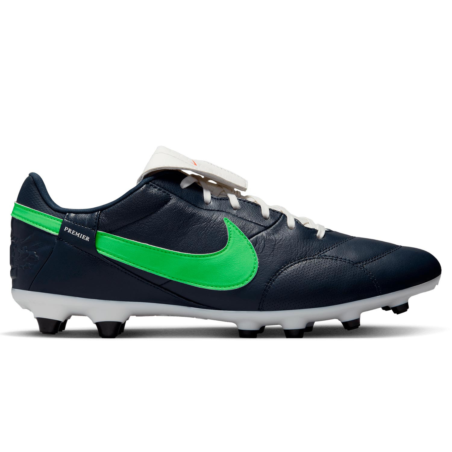 mosaico carbón Fácil de suceder Botas fútbol Nike Premier 3 FG azul marino y verde | futbolmania