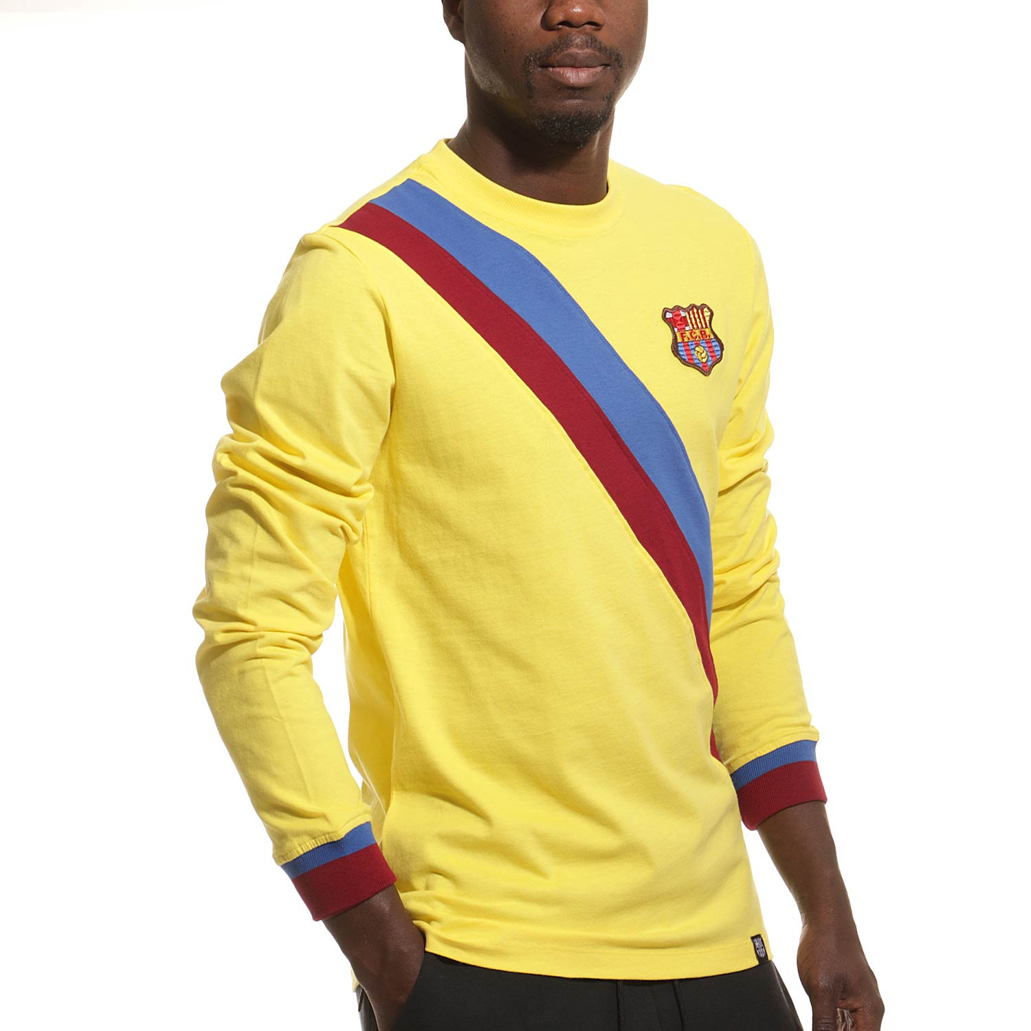 Camiseta FC Barcelona Retro 1974-75 amarilla