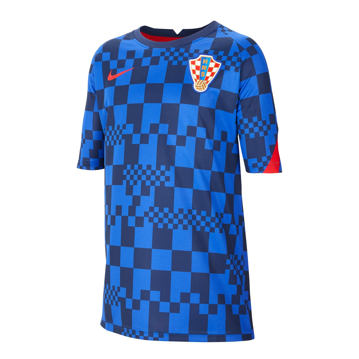 desaparecer apoyo caballo de fuerza Camiseta Nike Croacia niño pre-match azul | futbolmaniaKids