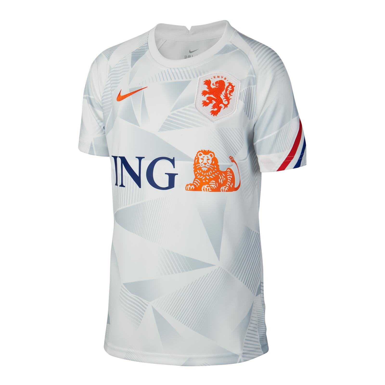 Viaje Montañas climáticas Cumplir Camiseta Nike Holanda pre-match niño 2021 blanca | futbolmaniaKids
