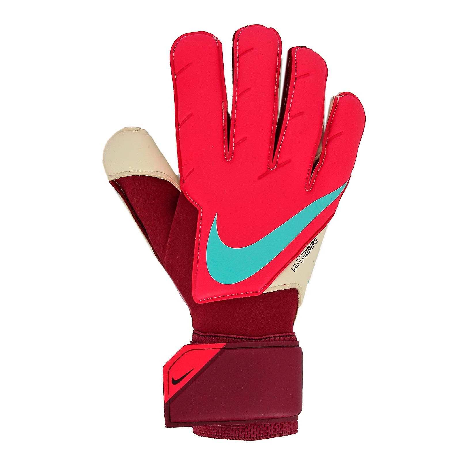 la licenciatura masa Alcanzar Guantes de fútbol Nike GK Vapor Grip3 rojos granates | futbolmania