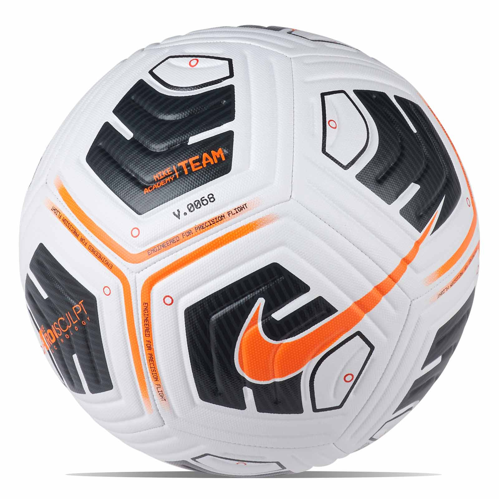 Balón Nike Academy Team IMS talla blanco naranja | futbolmania