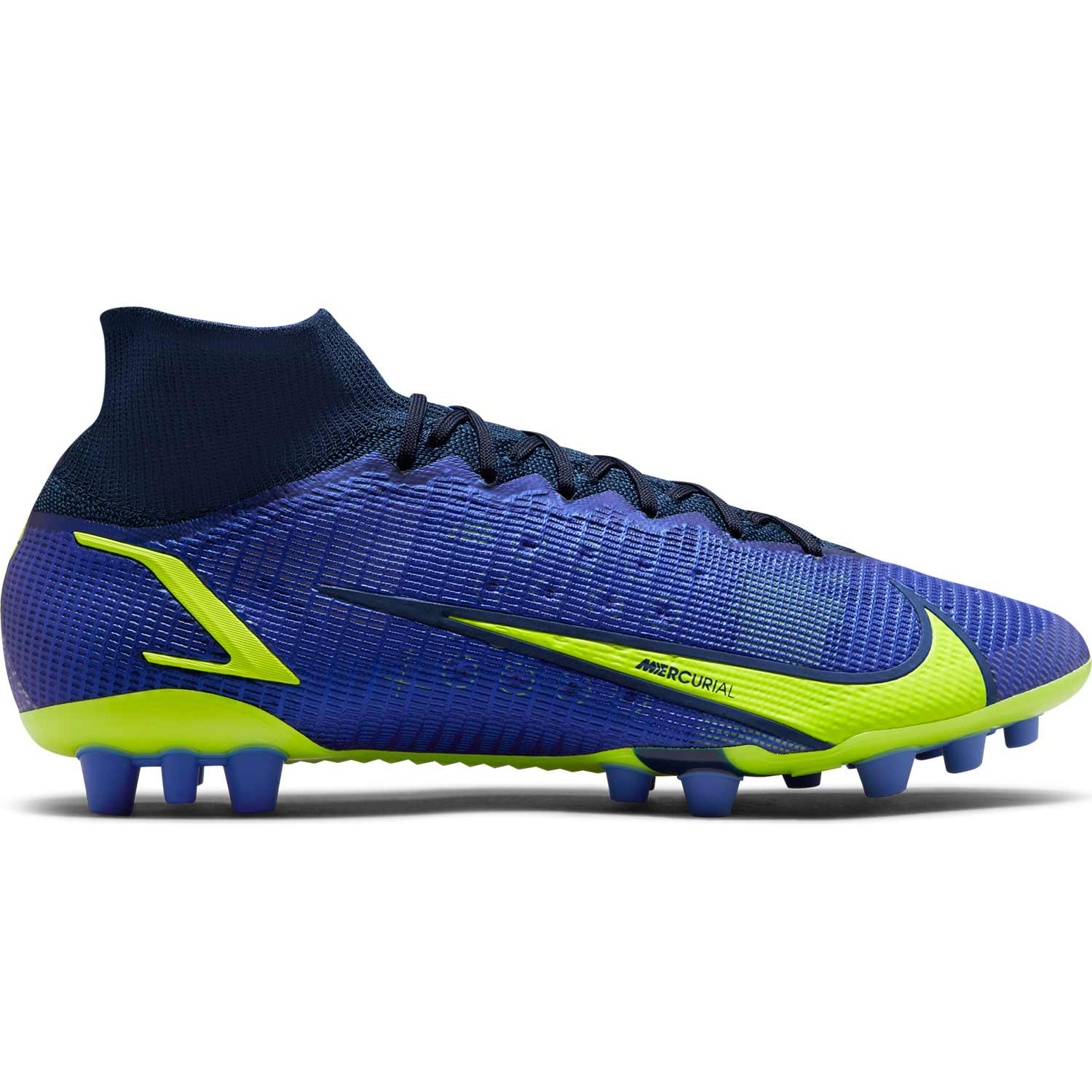 Botas Nike Mercurial Superfly 8 Elite AG azules | futbolmania
