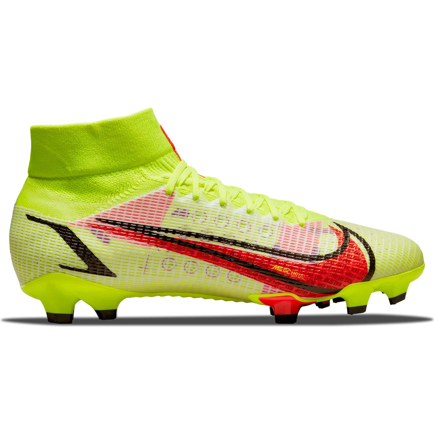 Botas Nike Pro FG flúor rojo | futbolmania