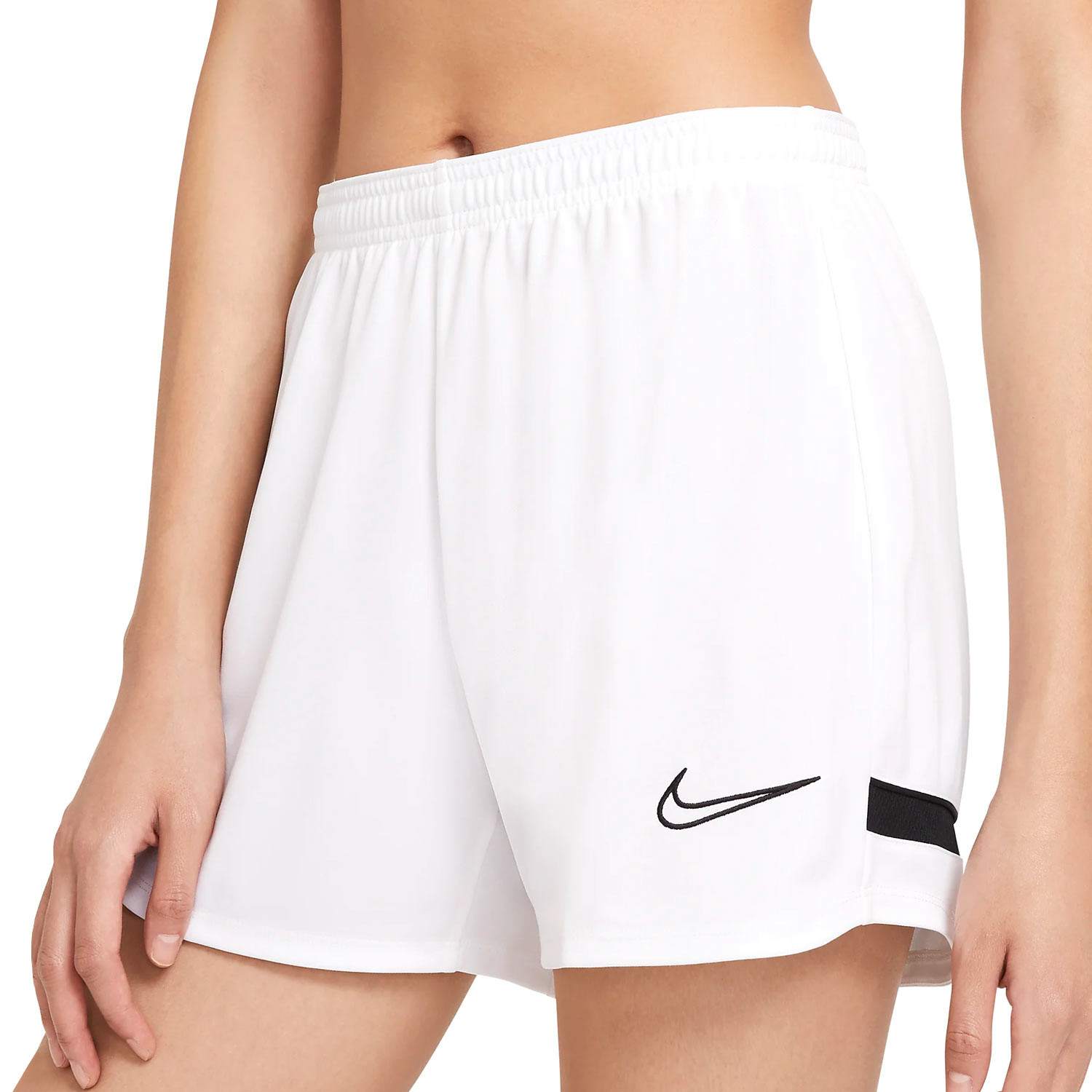 franja aterrizaje Perfecto Short Nike Dri-Fit Academy 21 mujer blanco | futbolmania
