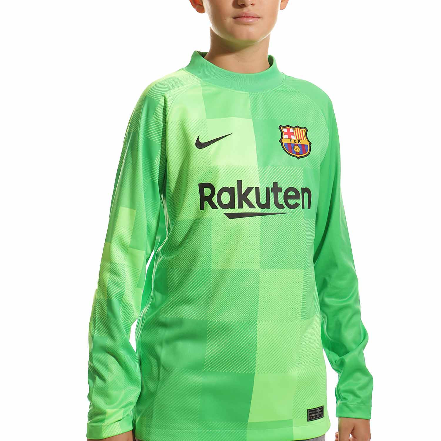 Medio solidaridad en cualquier sitio Camiseta Nike Barcelona niño portero 21 22 Stadium | futbolmaniaKids