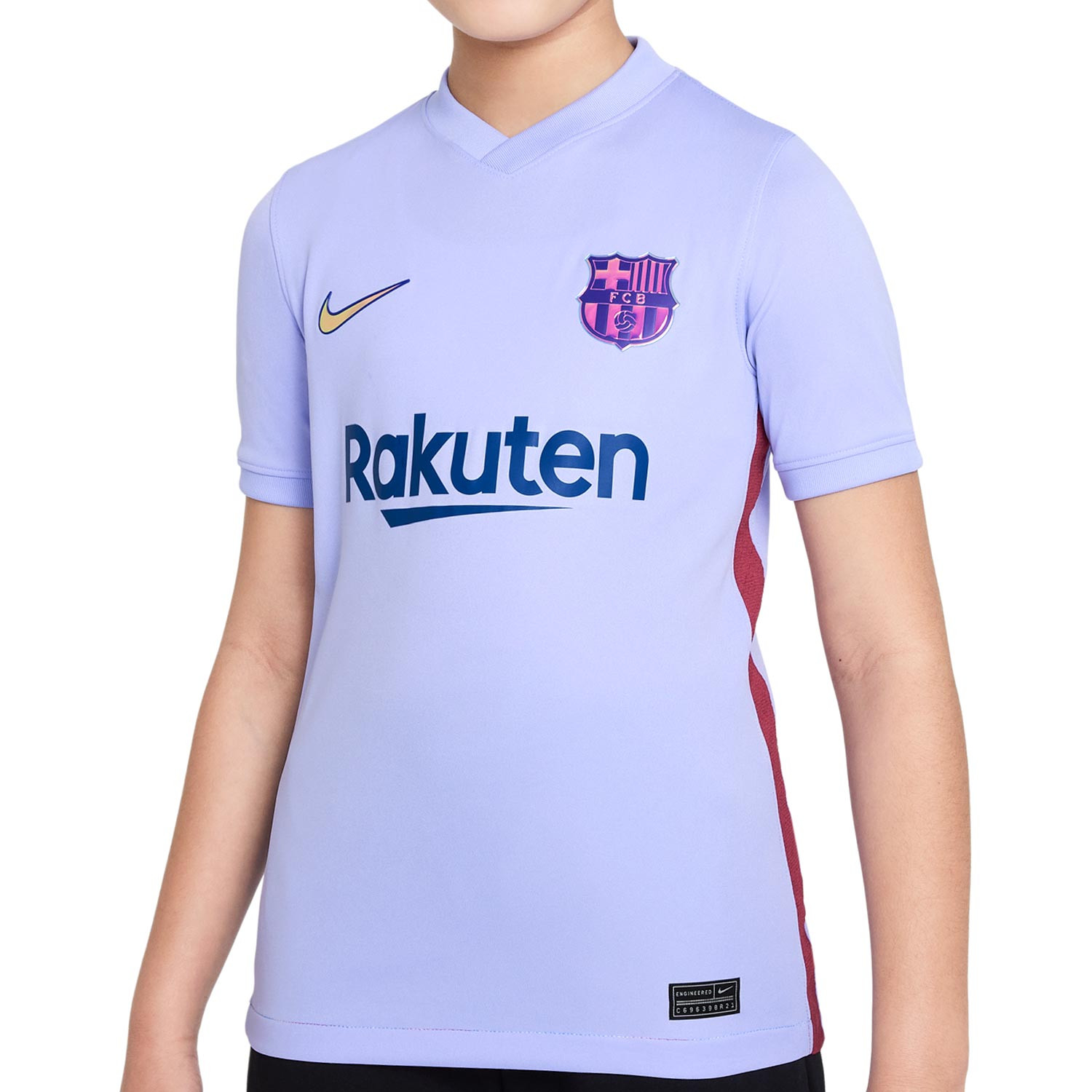 Para exponer cielo enfermero Camiseta Nike 2a Barcelona 2021 2022 niño Stadium | futbolmaniaKids