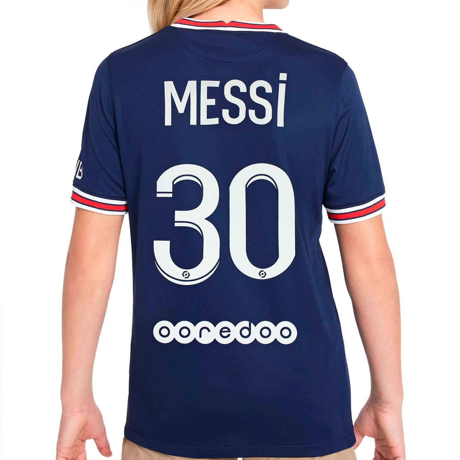 Camiseta Nike PSG x Jordan Messi 21 22 niño azul