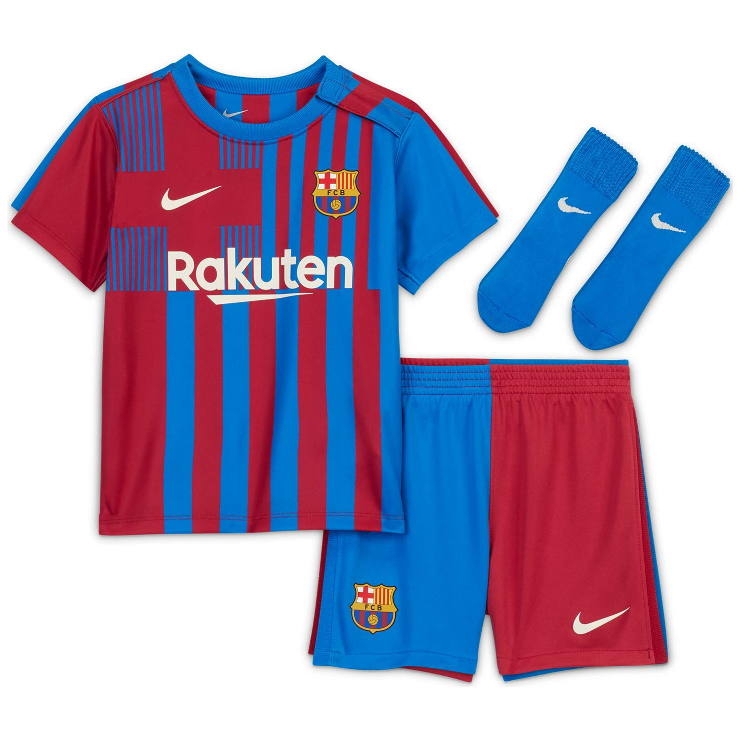 Posteridad Collar fiesta Equipación Nike Barcelona bebé 3 - 36 meses 21 2022 | futbolmaniaKids
