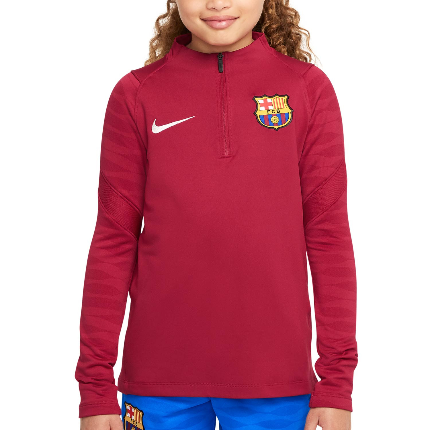 entregar Terminal Por favor mira Sudadera Nike Barcelona entrenamiento niño Strike | futbolmaniaKids