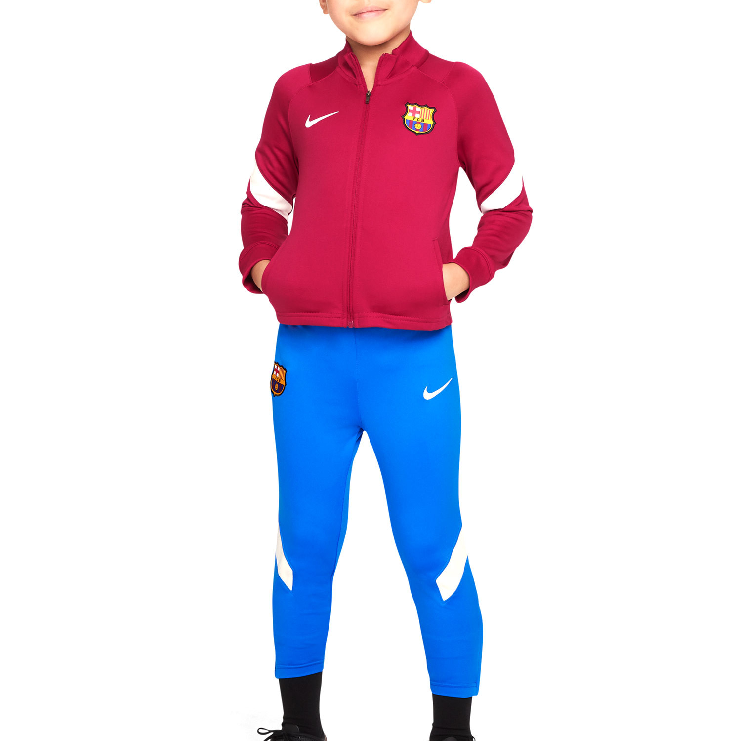 repertorio Skalk Cerveza Chándal Nike Barcelona niño 3-8 años Dri-Fit Strike | futbolmaniaKids