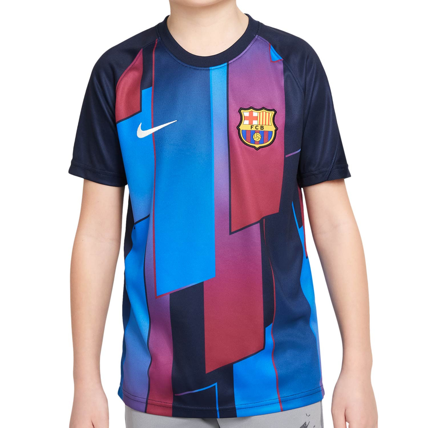 Romper asistente corona Camiseta Nike Barcelona niño pre-match | futbolmaniaKids