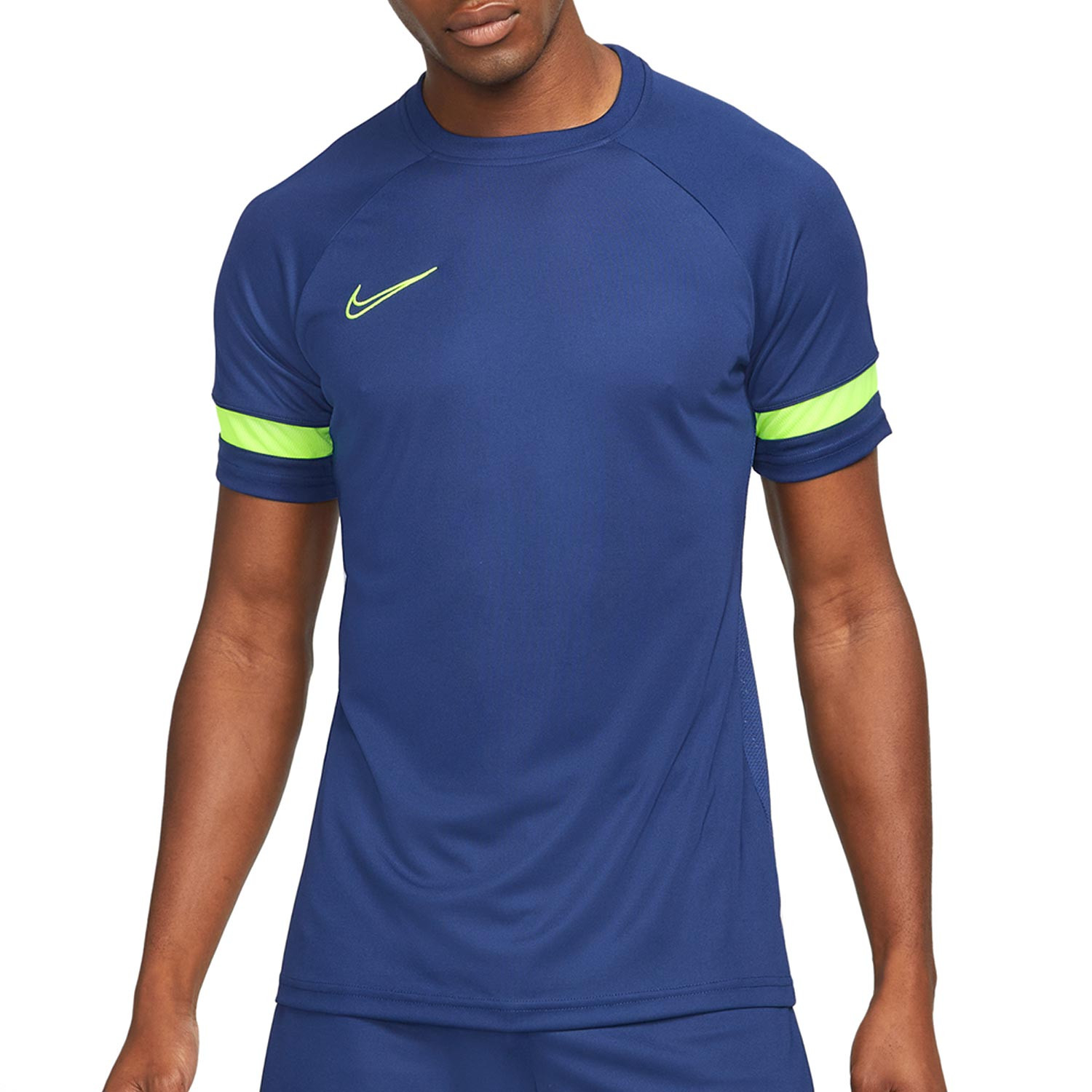Dirigir Por el contrario Remo Camiseta Nike Dri-Fit Academy 21 azul marino | futbolmania