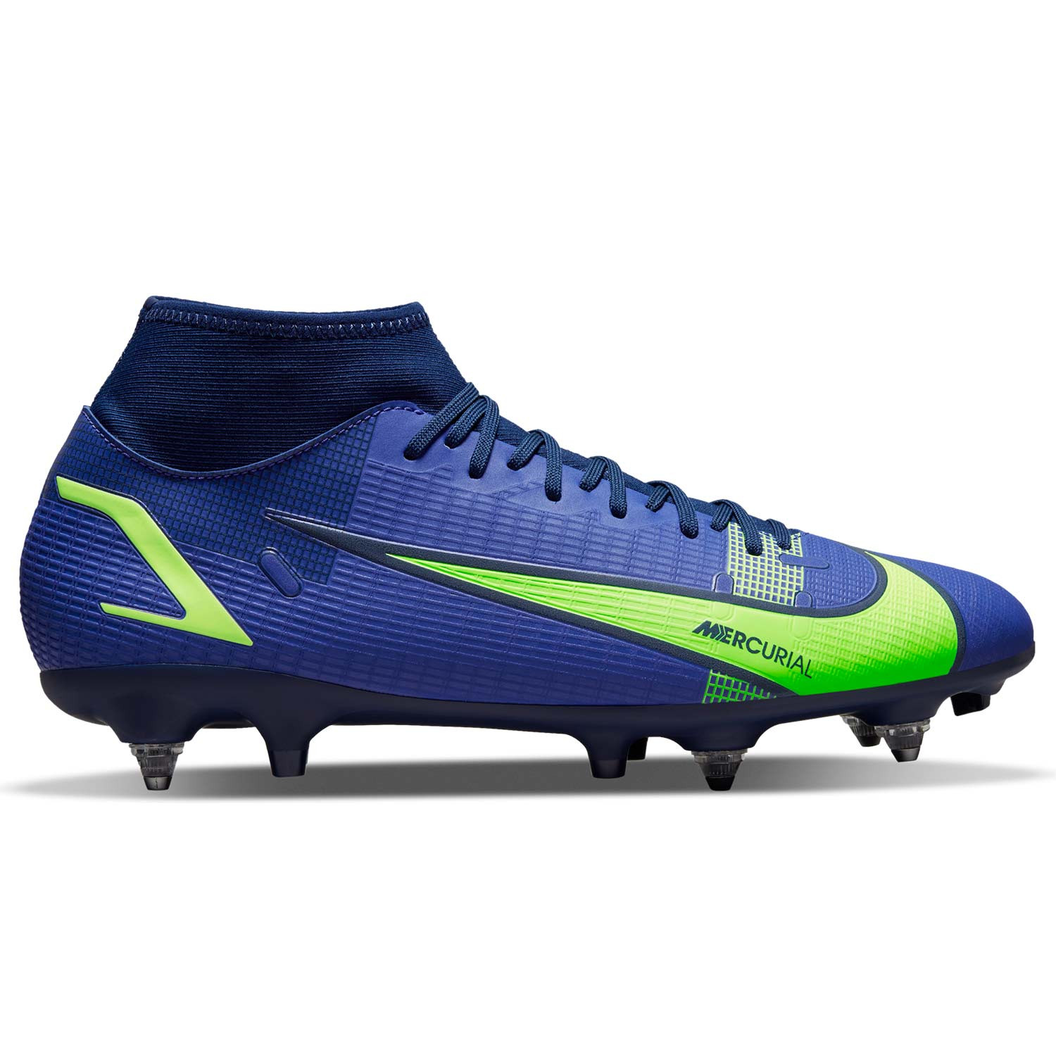 Nike Mercurial Superfly SG-PRO azules | futbolmania