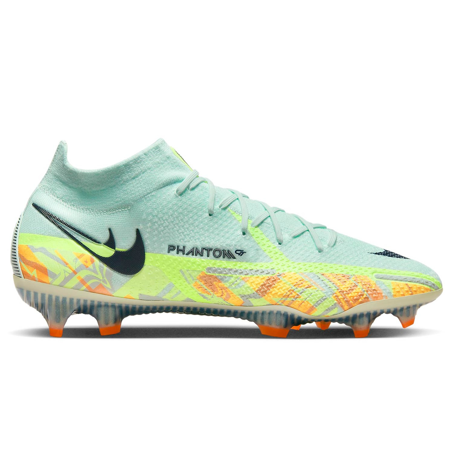 Botas fútbol con tobillera Nike Phantom GT2 DF FG | futbolmania