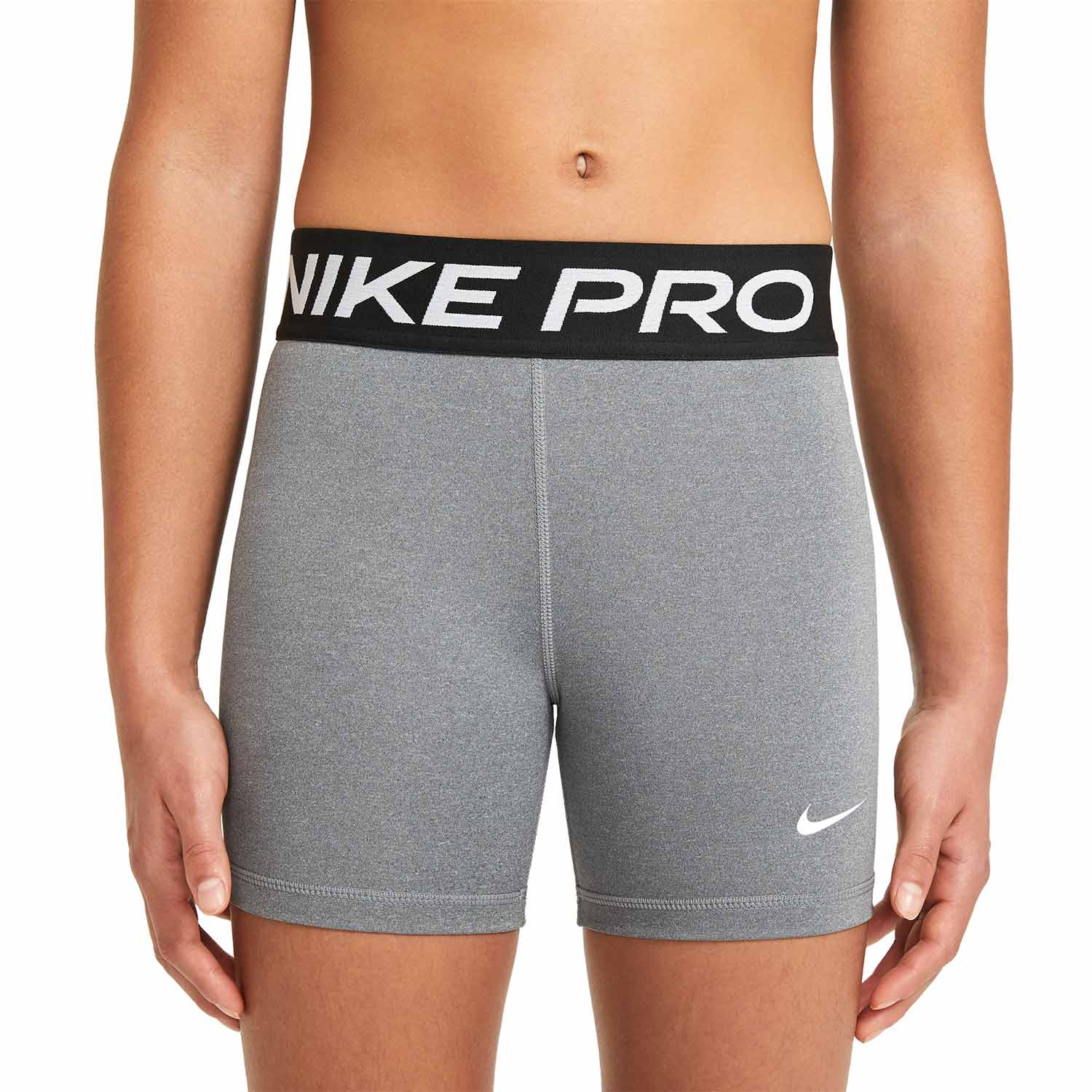 Mallas Nike Pro 8 cm gris | futbolmaniaKids