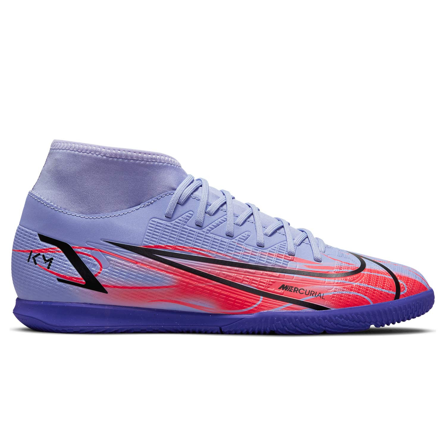 pañuelo Milagroso Corteza Zapatillas Nike Mercurial Superfly 8 Club KM IC lilas | futbolmania