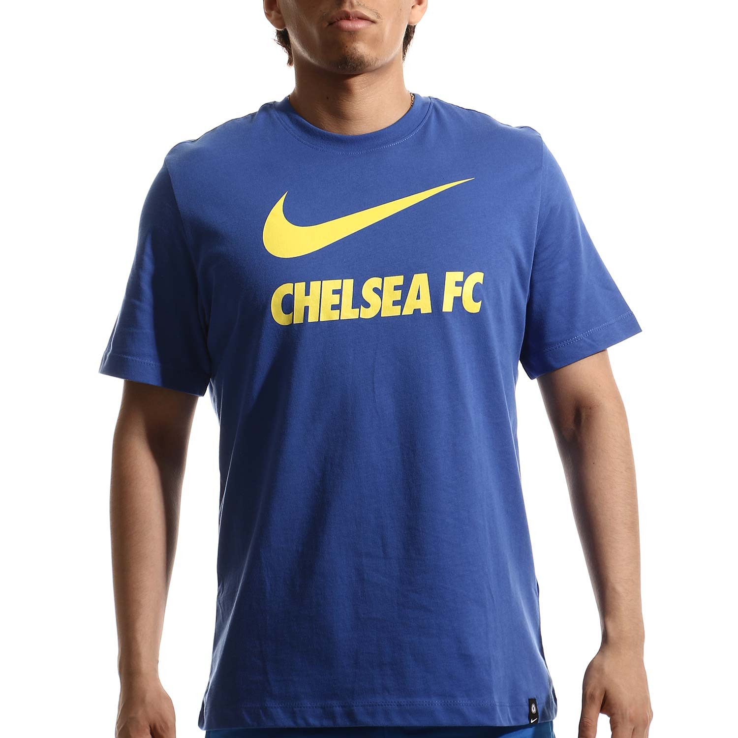 Camiseta Nike Swoosh Club azul | futbolmania