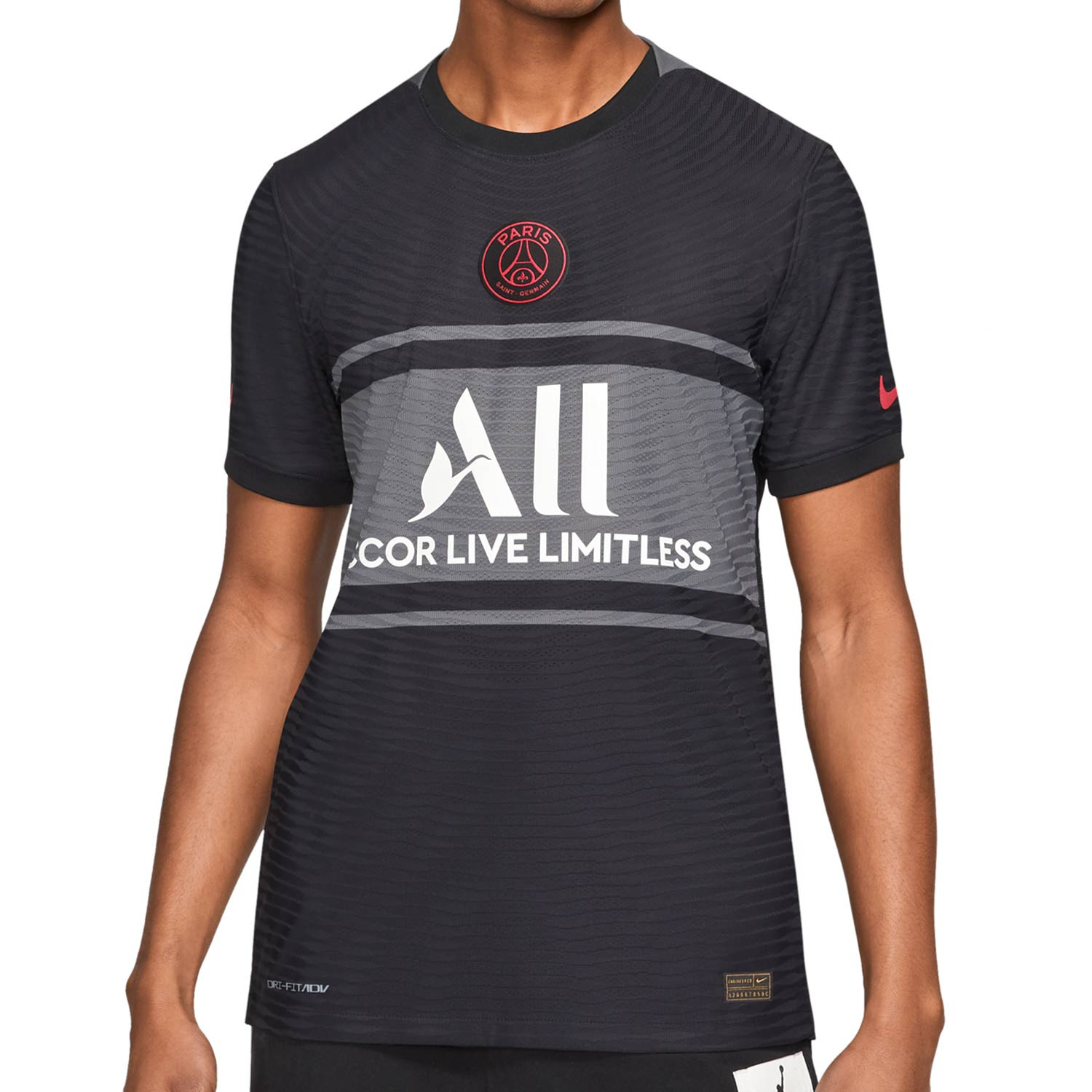 Camiseta Nike 3a PSG 2021 2022 Dri-Fit ADV Match negra |