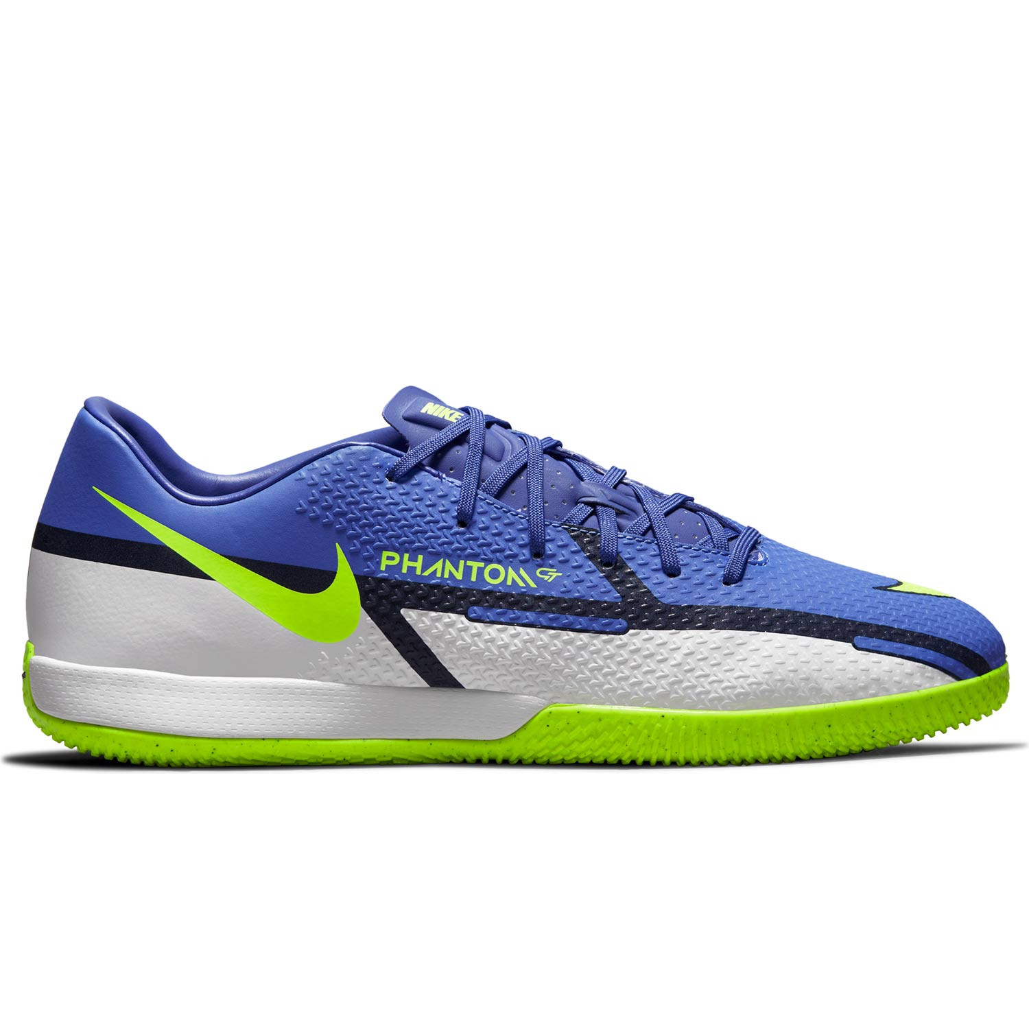 Norma Descuidado Blanco Zapatillas Nike Phantom GT2 Academy IC azules grises | futbolmania