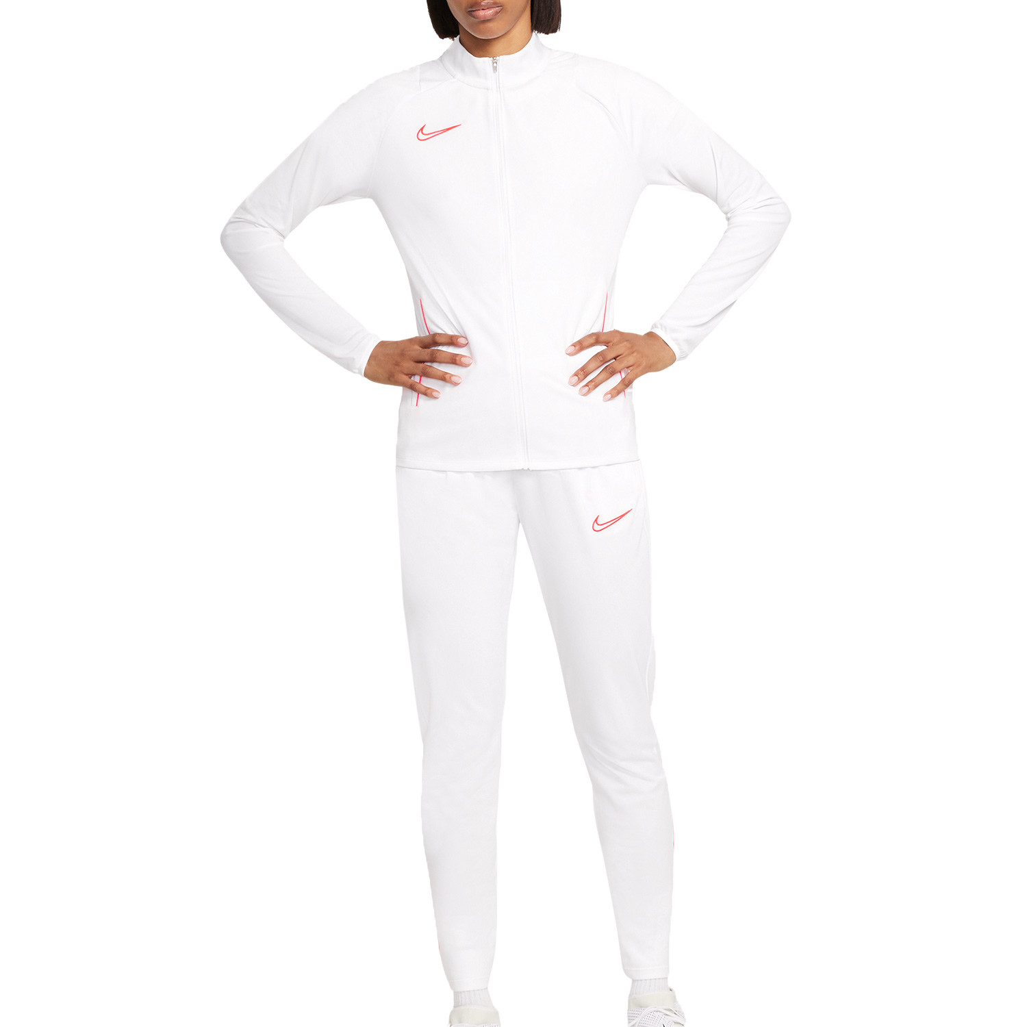 Bajo salto boicotear Chándal Nike mujer Dri-Fit Academy 21 blanco | futbolmania