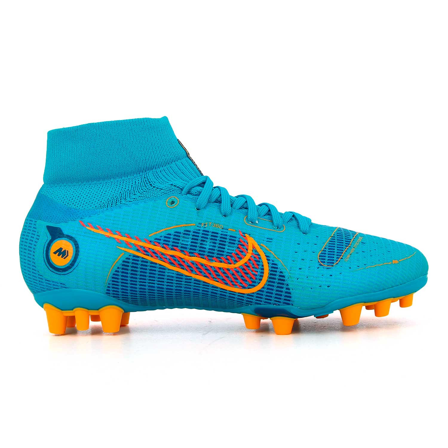 Botas fútbol Nike Mercurial Superfly 8 Pro AG azules | futbolmania
