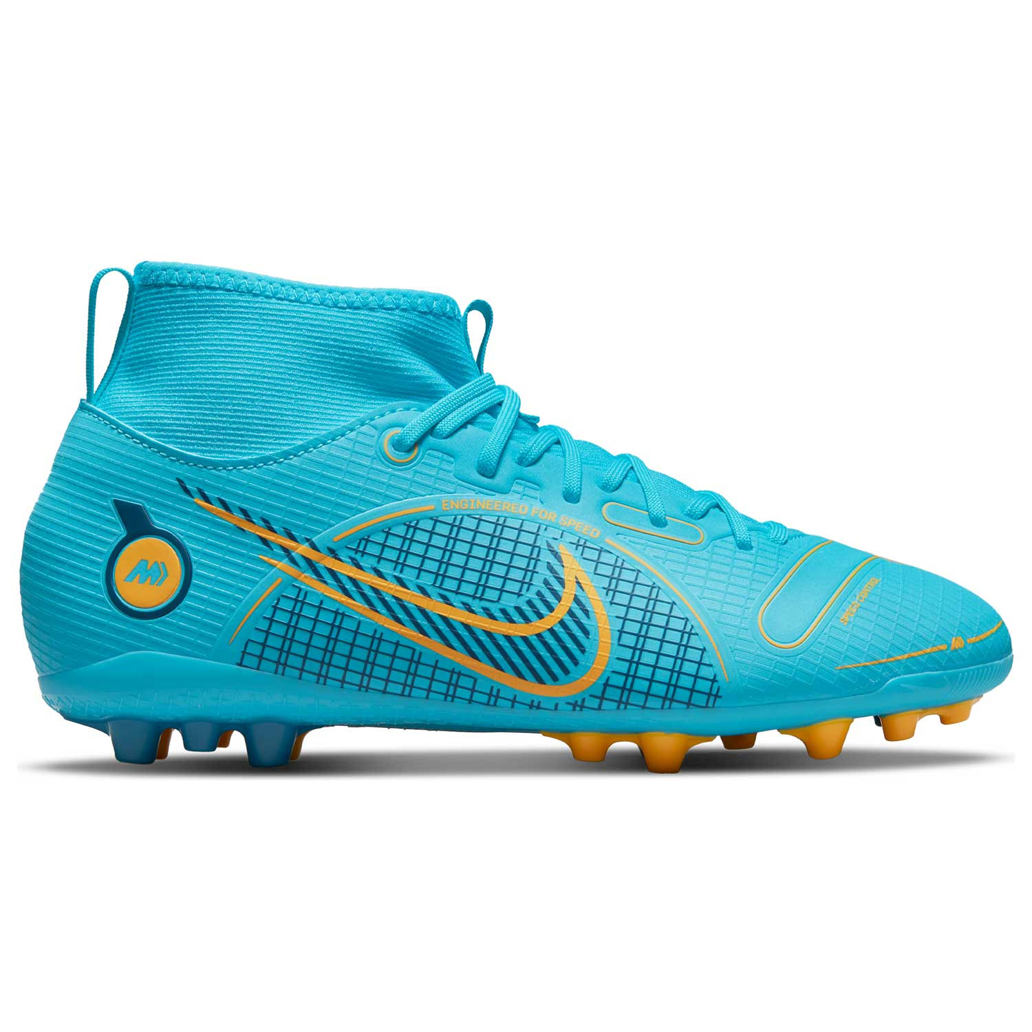 Canguro silbar Untado Botas Nike Mercurial Jr Superfly 8 Academy AG azul | futbolmaniakids